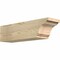 Ekena Millwork Pescadero Rough Sawn Rafter Tail, Douglas Fir, 6"W x 6"H x 24"L RFT06X06X24PEC00RDF - alternate 1